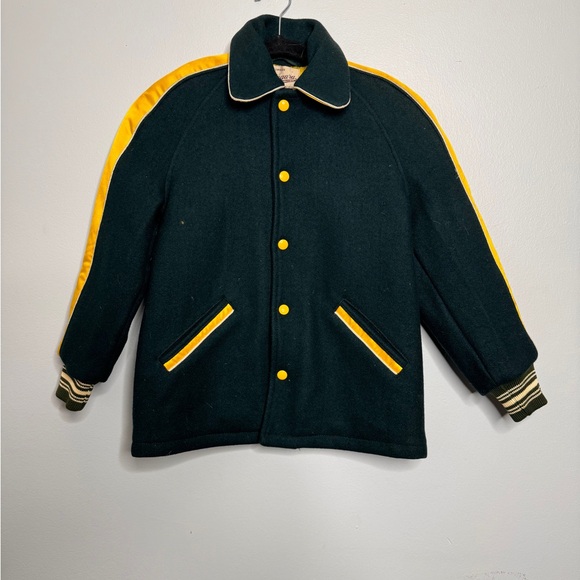 Vtg Kid’s Varsity Wool Coat Jacket Niagara Sportswear Size 10 - Picture 1 of 10